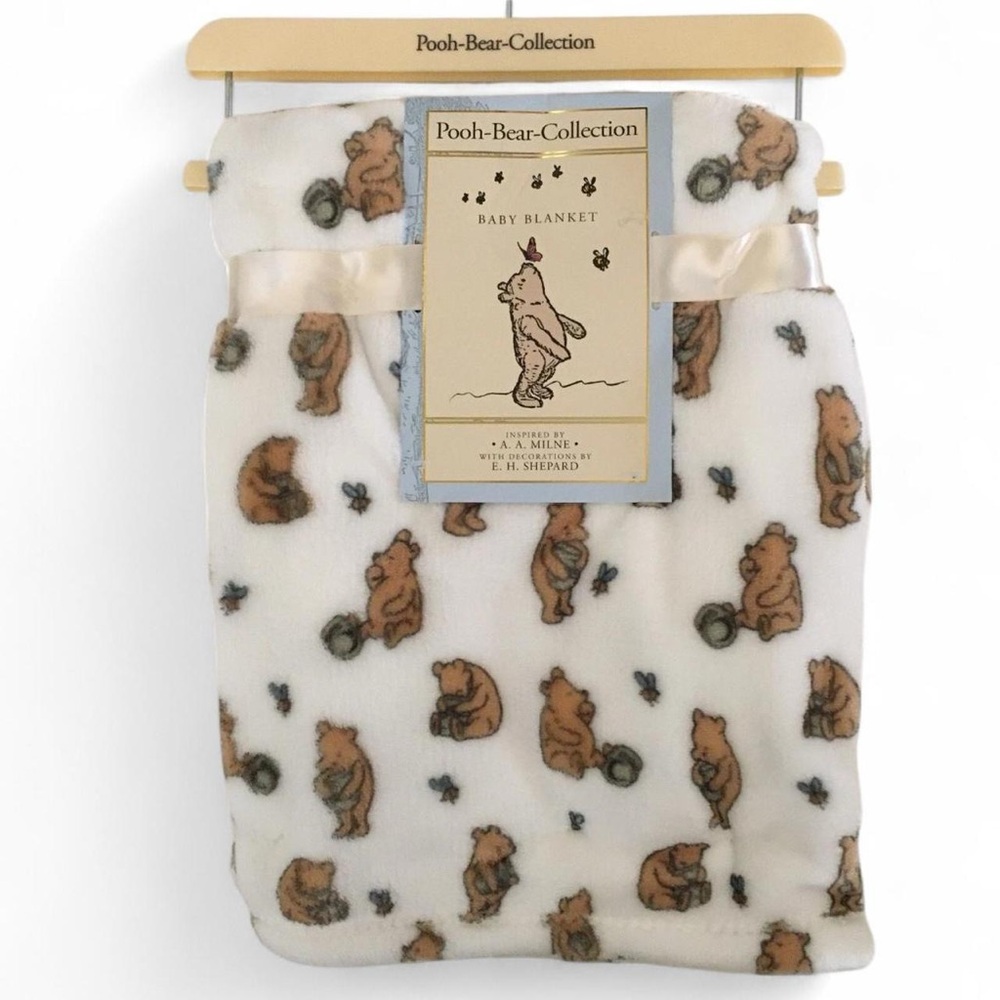 Pooh Bear Baby Blanket